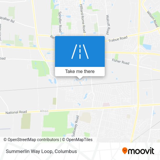 Summerlin Way Loop map