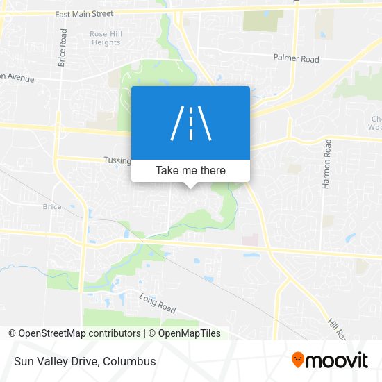 Mapa de Sun Valley Drive