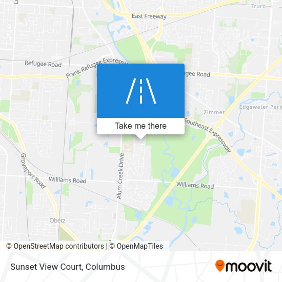 Sunset View Court map