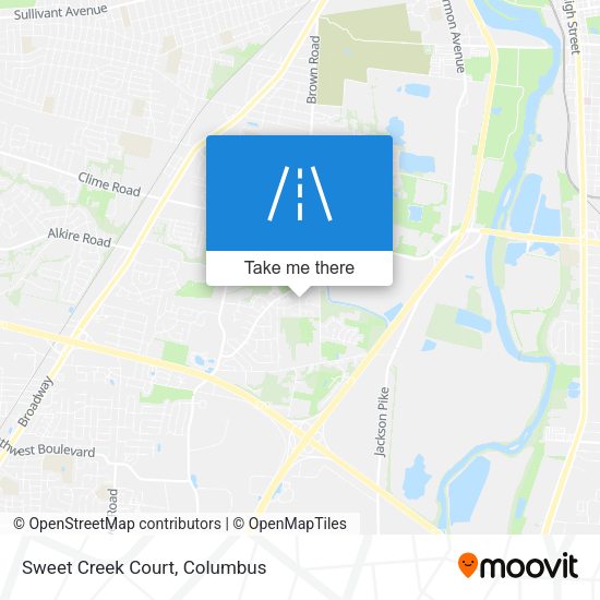 Mapa de Sweet Creek Court