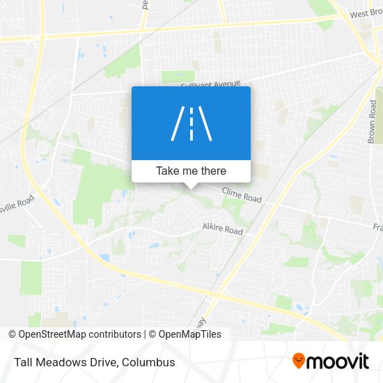 Mapa de Tall Meadows Drive