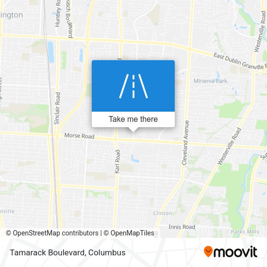 Mapa de Tamarack Boulevard