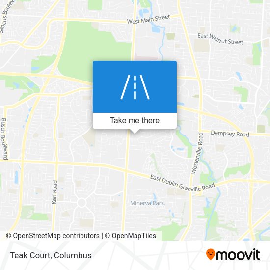 Mapa de Teak Court