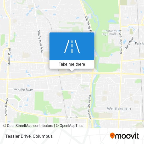 Mapa de Tessier Drive