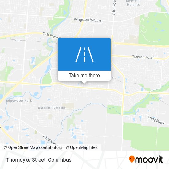 Mapa de Thorndyke Street