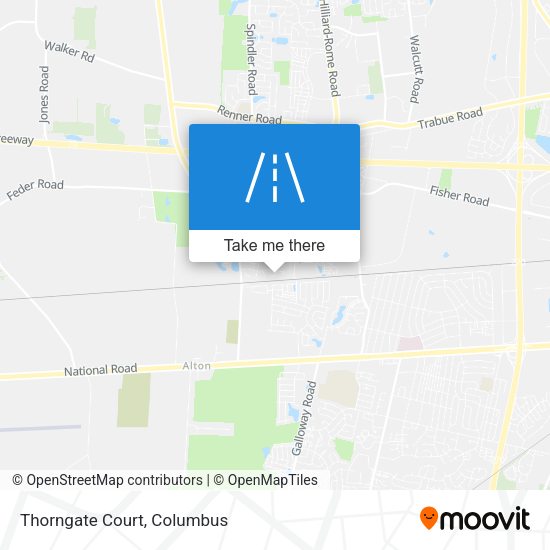 Mapa de Thorngate Court