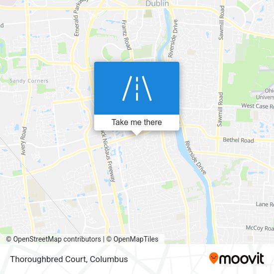Thoroughbred Court map