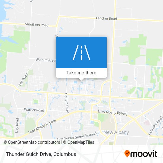 Thunder Gulch Drive map