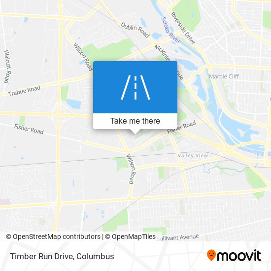 Timber Run Drive map