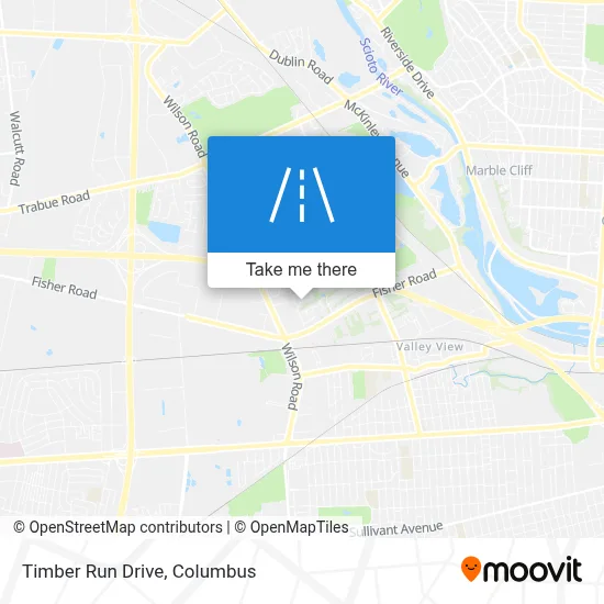 Timber Run Drive map