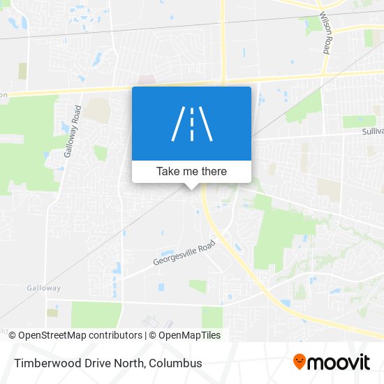 Timberwood Drive North map