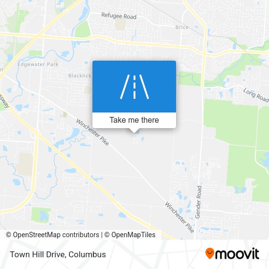 Mapa de Town Hill Drive