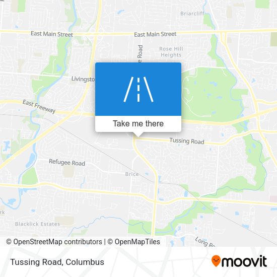 Mapa de Tussing Road