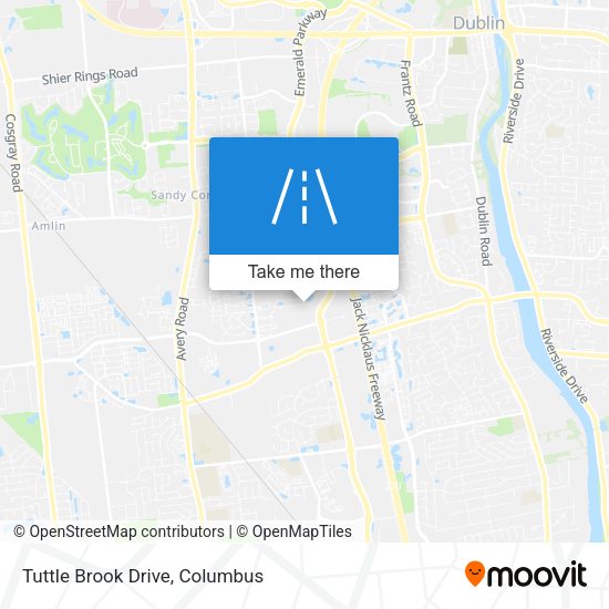 Tuttle Brook Drive map