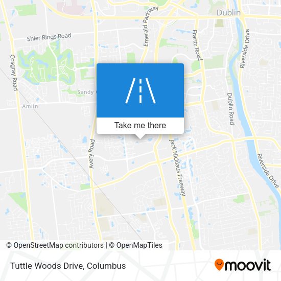 Mapa de Tuttle Woods Drive