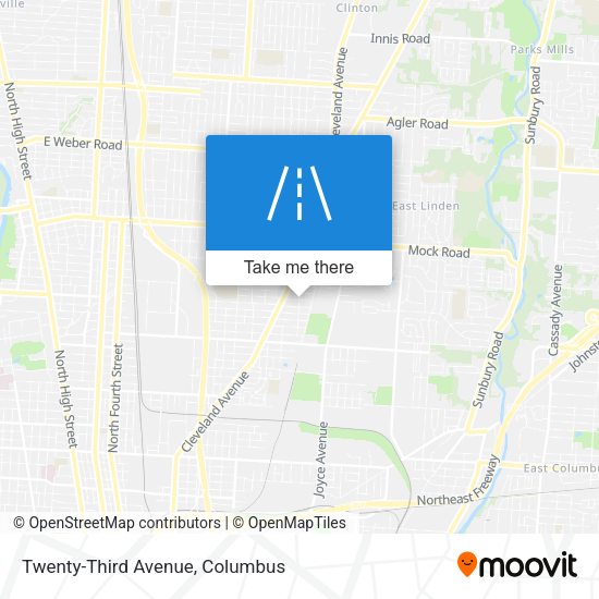 Twenty-Third Avenue map