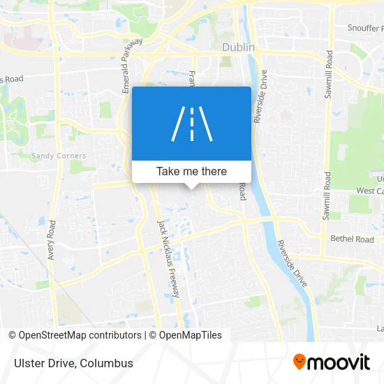 Mapa de Ulster Drive
