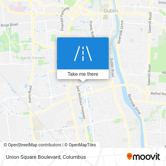 Mapa de Union Square Boulevard