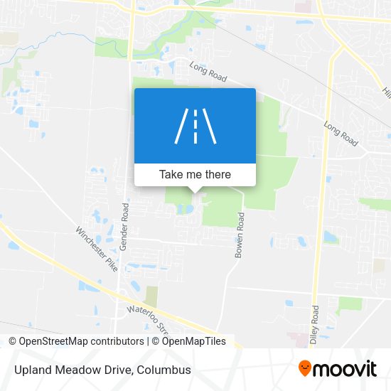Upland Meadow Drive map