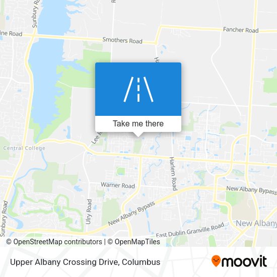 Mapa de Upper Albany Crossing Drive