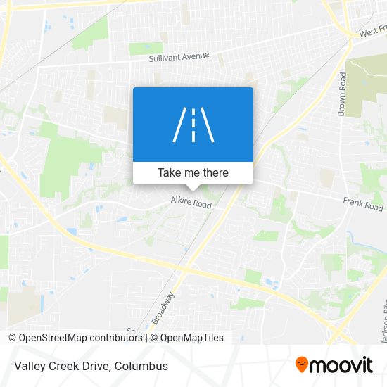 Valley Creek Drive map