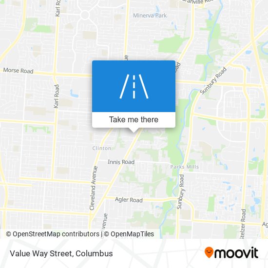 Value Way Street map