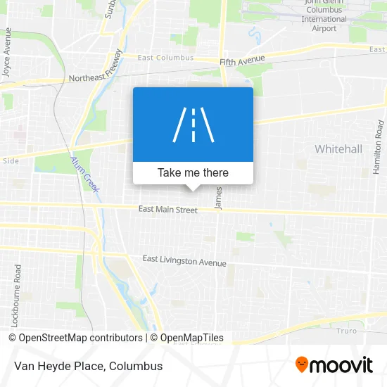 Van Heyde Place map