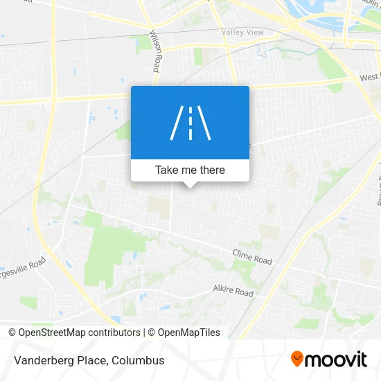 Vanderberg Place map