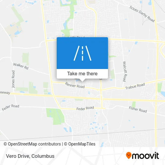 Vero Drive map