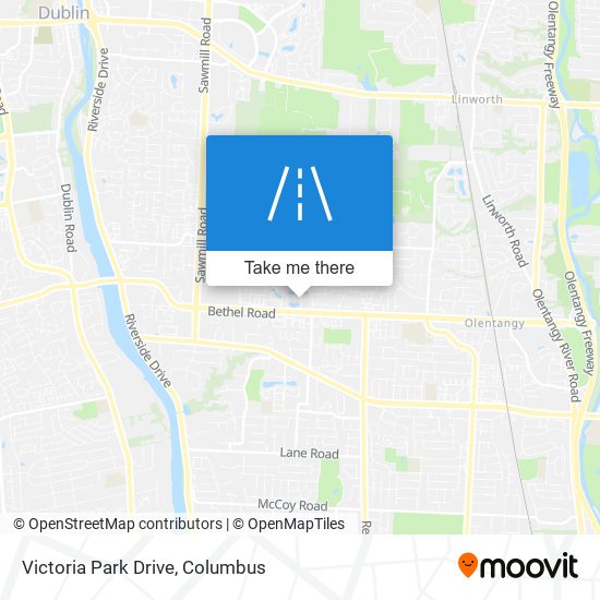 Victoria Park Drive map