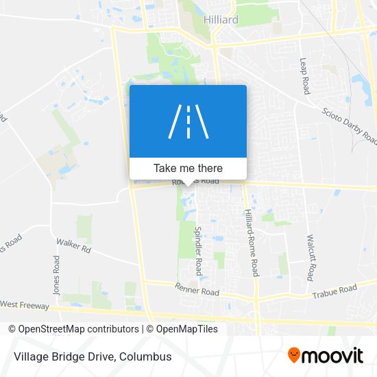 Mapa de Village Bridge Drive