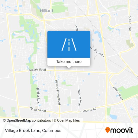Village Brook Lane map