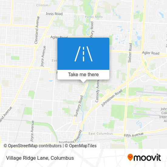 Village Ridge Lane map