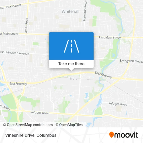 Vineshire Drive map