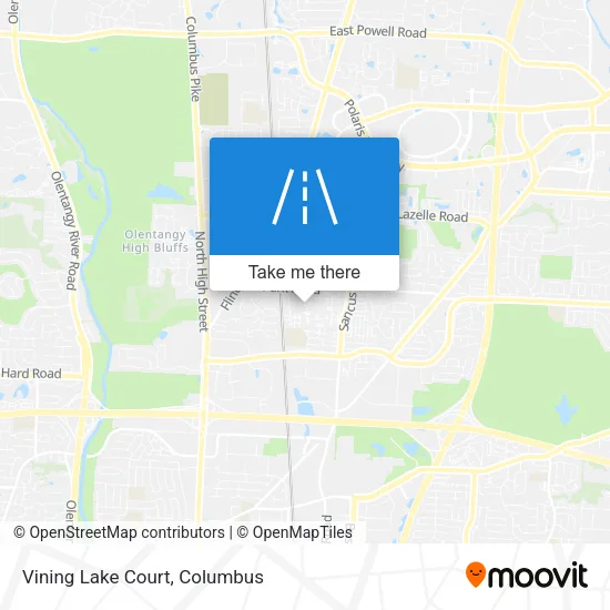 Mapa de Vining Lake Court