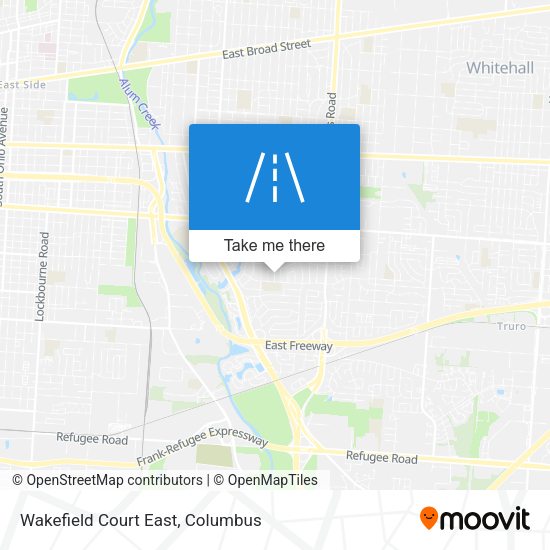 Wakefield Court East map