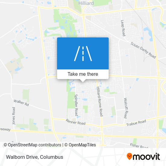 Walborn Drive map