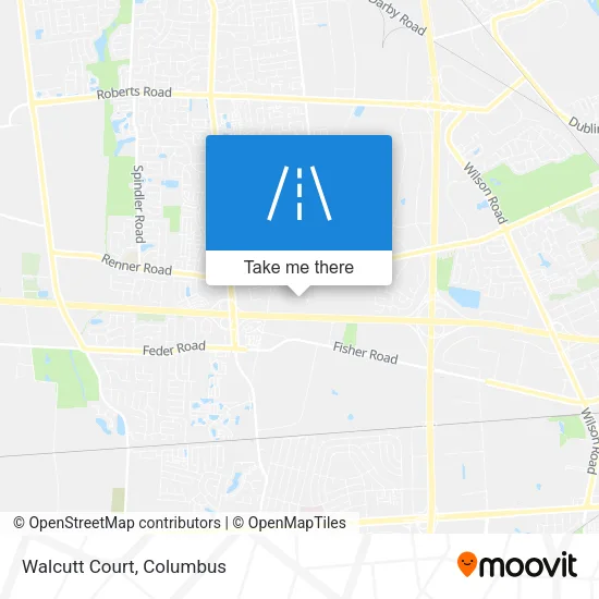 Walcutt Court map