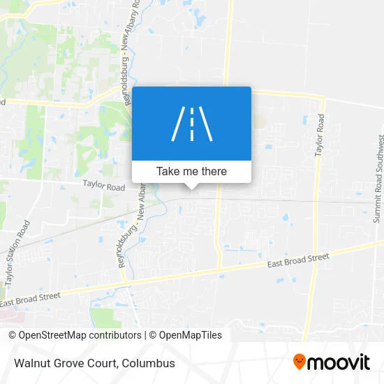 Walnut Grove Court map