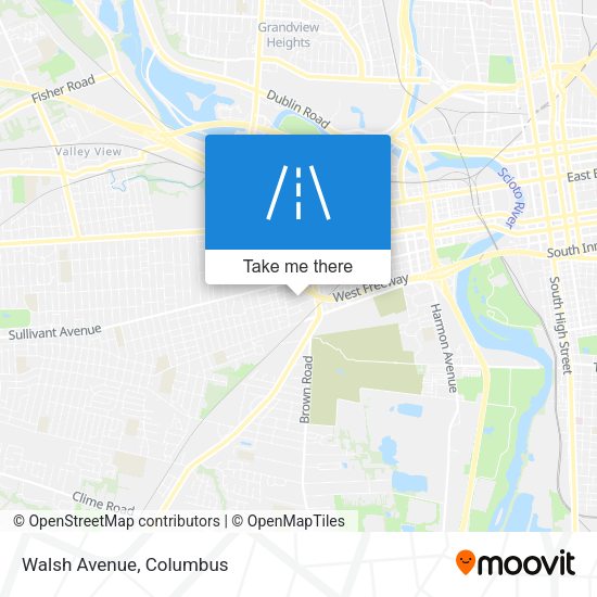Mapa de Walsh Avenue
