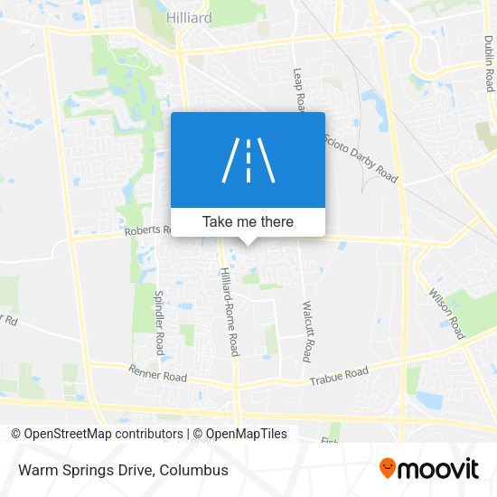 Warm Springs Drive map