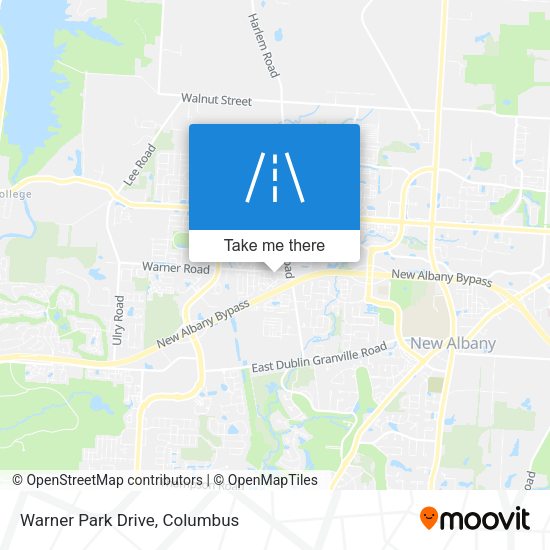 Mapa de Warner Park Drive