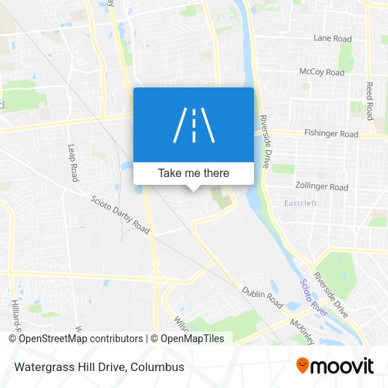 Watergrass Hill Drive map