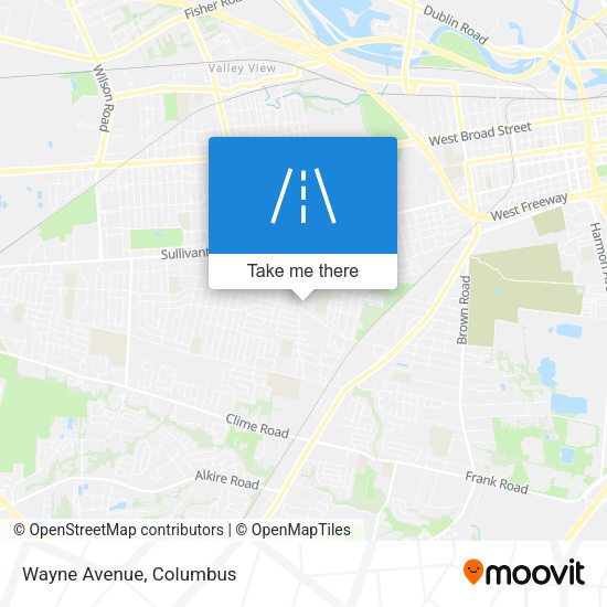 Mapa de Wayne Avenue