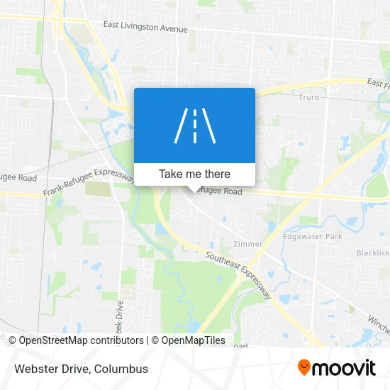 Webster Drive map