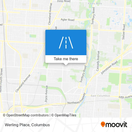 Werling Place map