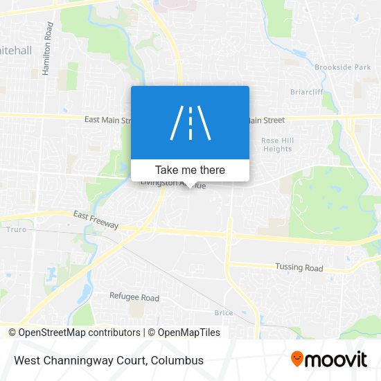 West Channingway Court map