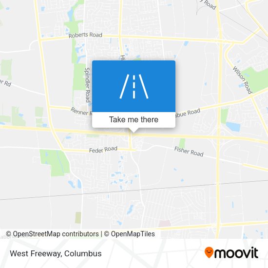 Mapa de West Freeway