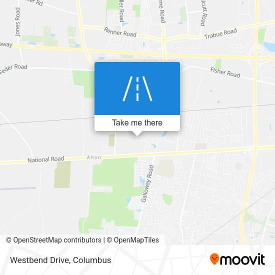 Westbend Drive map
