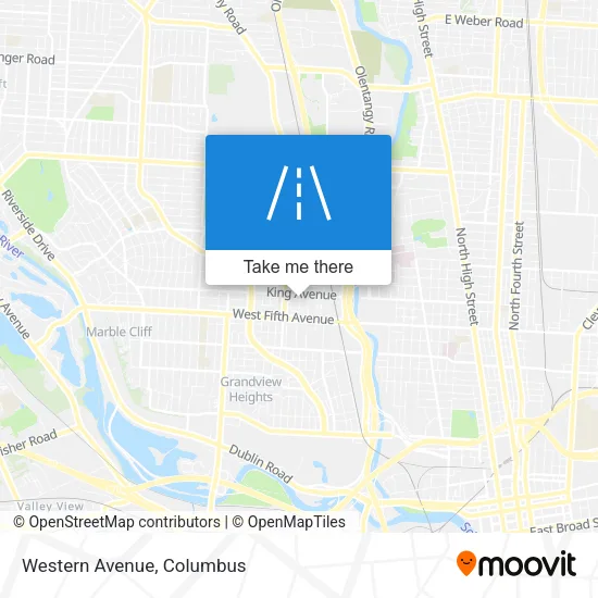 Mapa de Western Avenue